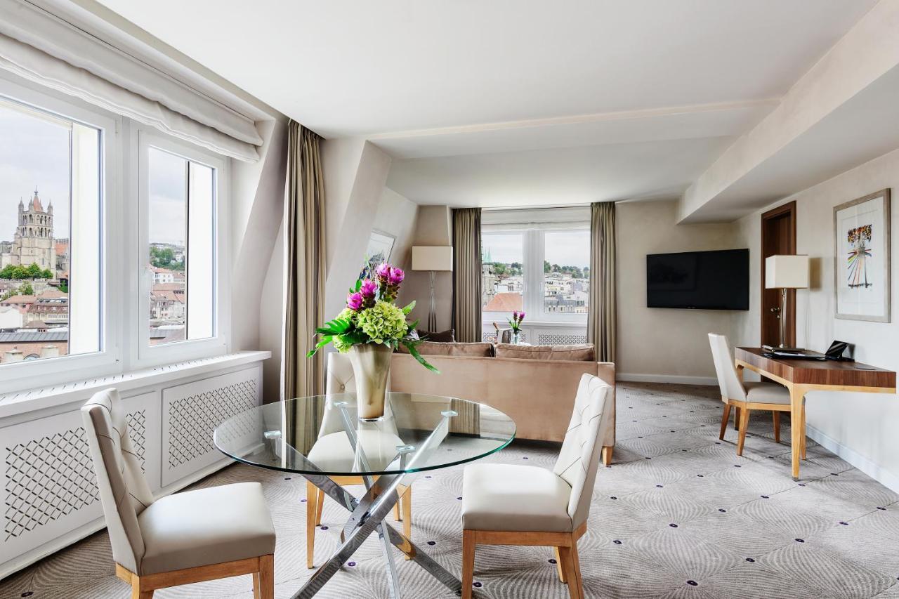 Lausanne Palace Bagian luar foto Suite at the Hotel