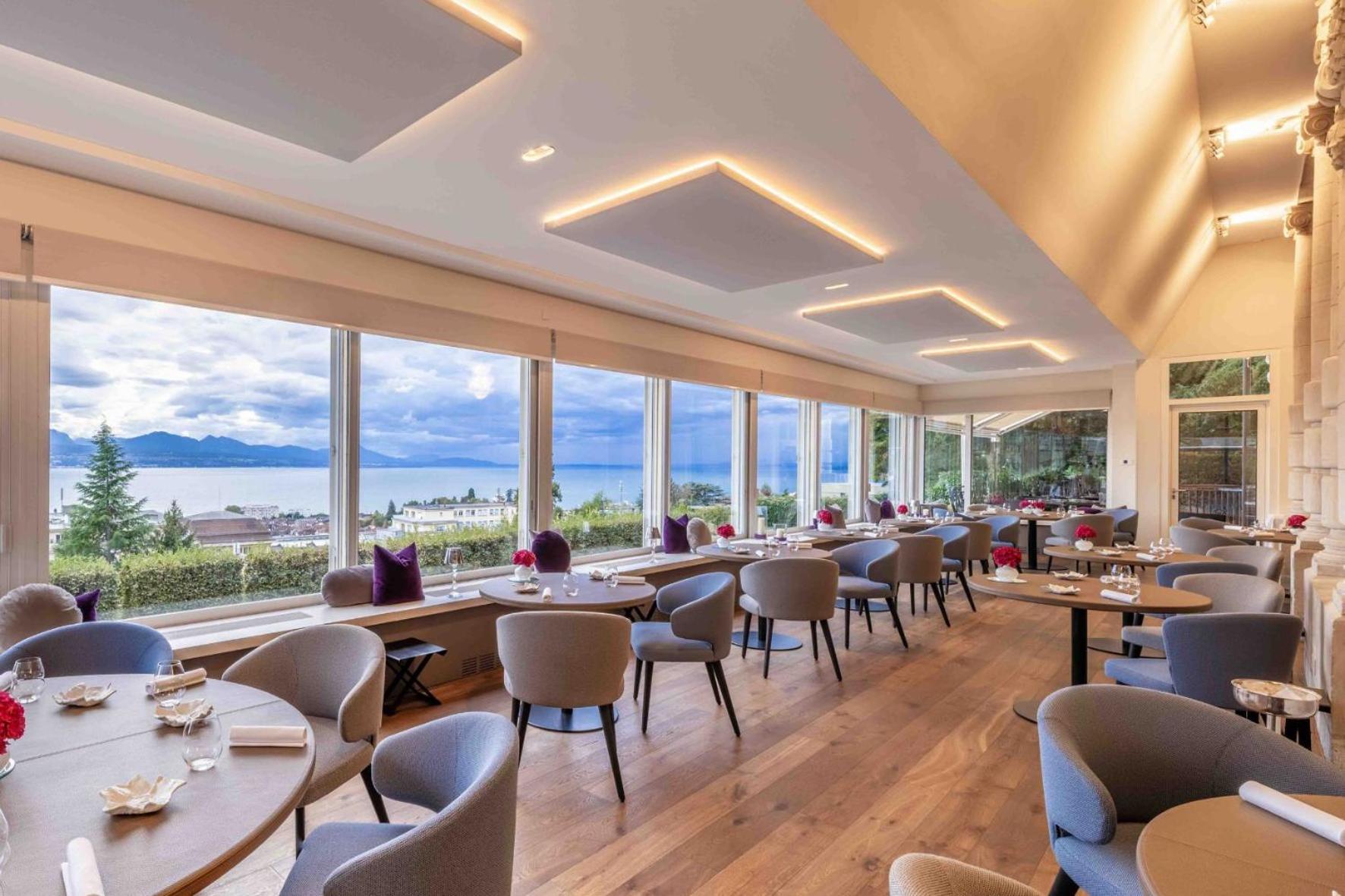 Lausanne Palace Bagian luar foto Restaurant
