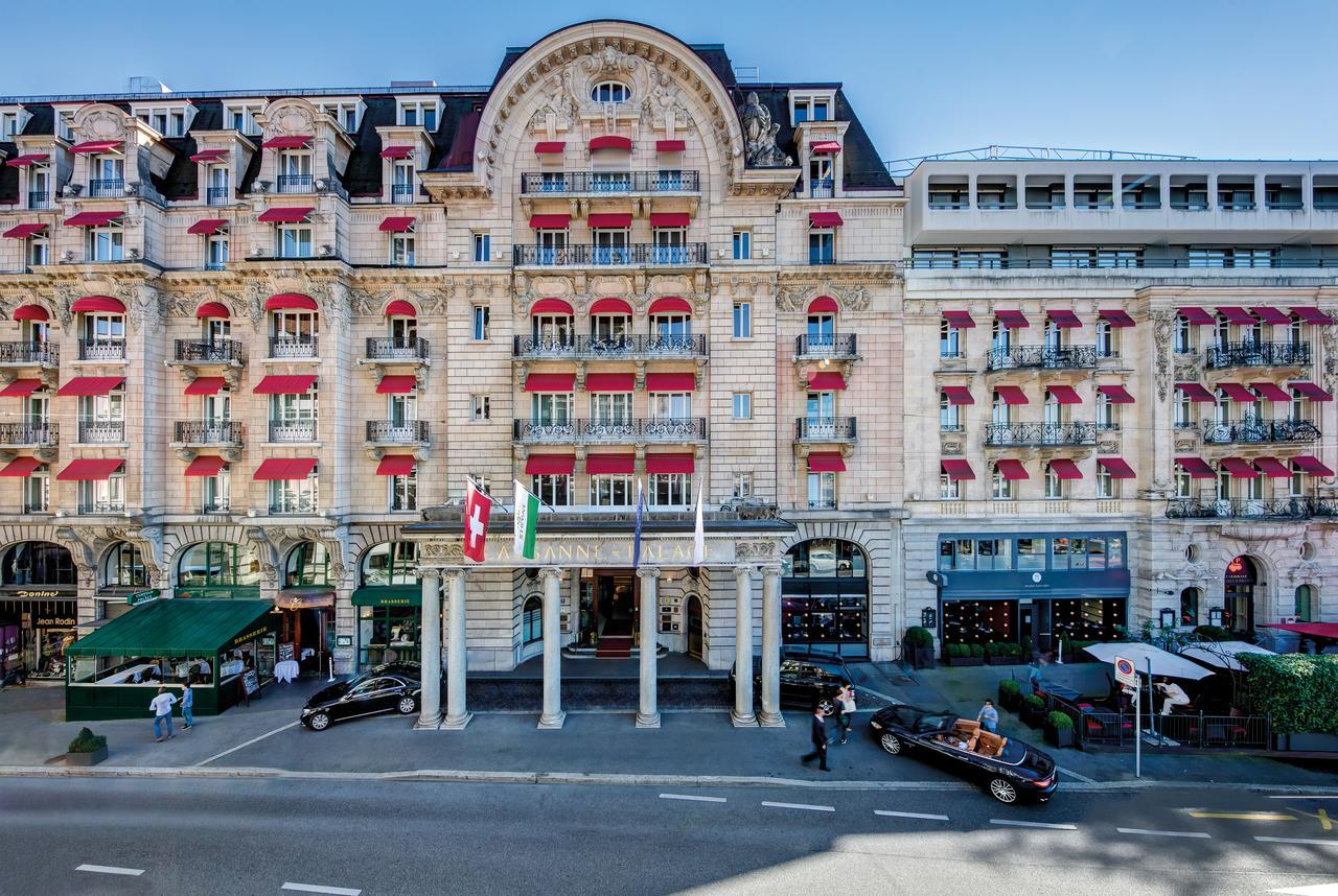 Lausanne Palace Bagian luar foto
